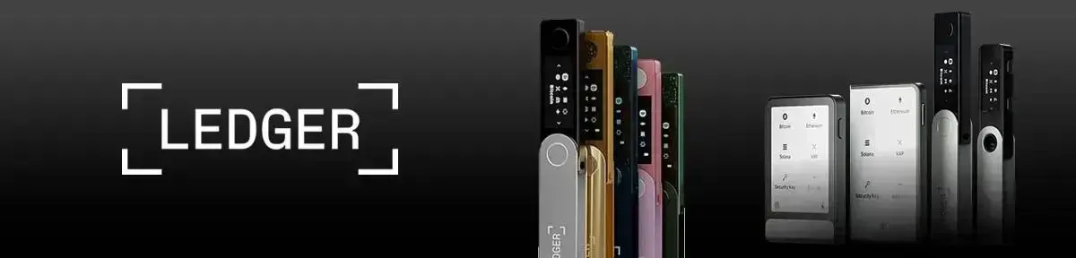 ledger硬件钱包产品展示横幅