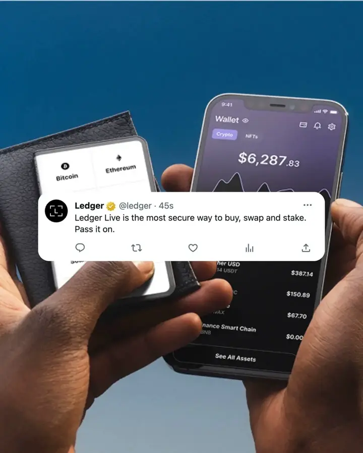 Ledger 助记词安全备份流程插图