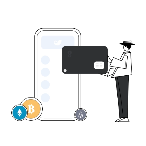 imToken 资产安全硬件设备风控说明插画